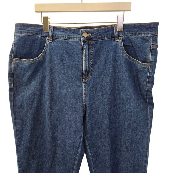 Universal Standard Seine High Rise Skinny Jeans Size Plus 22 - Picture 4 of 6